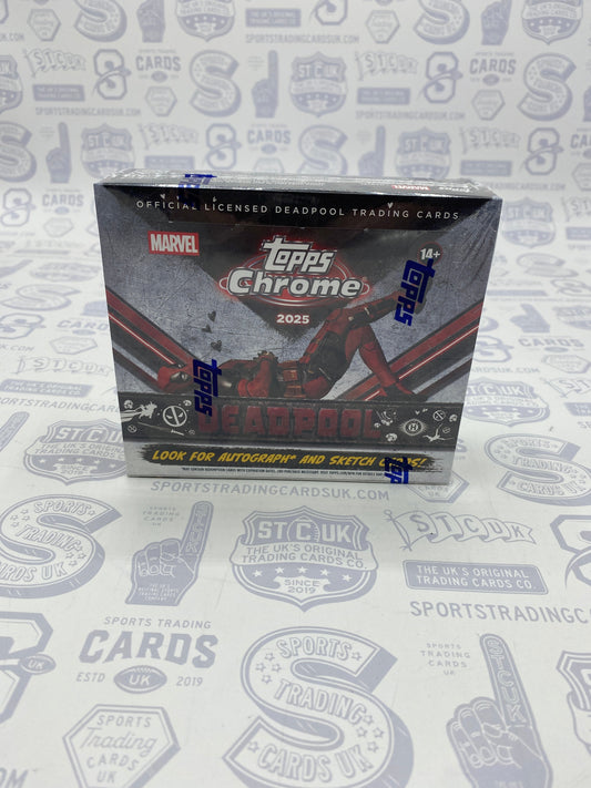 2025 Topps Chrome Deadpool Hobby Box
